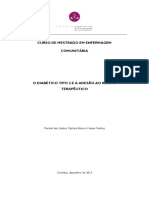 Diabetes e Adesão Ao Regime Terapeutico