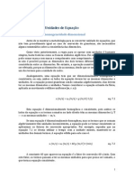 Conversão de Unidades de Equação: 7.1 Consistência e Homogeneidade Dimensional