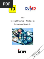 Arts Second Quarter - Module 2:: Technology Based-Art