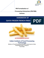 Handbook of Quick-Frozen French-Fried Potatoes: PM Formalisation of Micro Food Processing Enterprises (PM-FME) Scheme