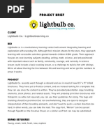 Project Brief: Client Lightbulb Co. - Lightbulblearning - Co Bio