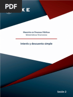 Sesión 2 Matemáticas Financieras