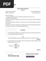 Sample Question Paper - 5