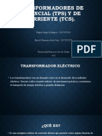 Transformadores de Potencial (TPS) y de Corriente (TCS) .