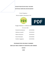 Laporan Praktikum Kimia Organik Modul 1 Identifikasi Senyawa Hidrokarbon