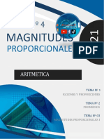 Aritmética - 4º Tema - Magnitudes Proporcionales II