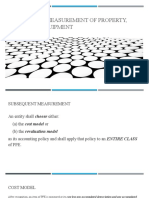 Subsequent Measurement of Property