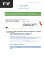 Ficha de Trabajo - Semana 1 Fracciones