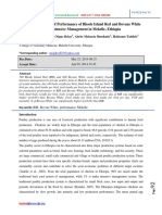 Comparative Study of Performance of Rhode Island Red and Bovans White Under Intensive Management in Mekelle, Ethiopia