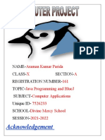 Computer Project Class 10 Icse Programming Divine Mercy