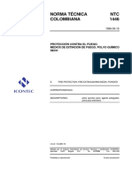 NTC 1446 Medios de Extincion Polvo Quimico