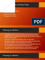 Methods of Speed and Delay Study