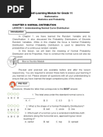 Chapter II Normal Distribution