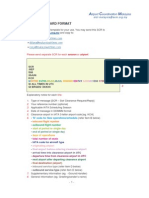 Iata SCR Standard Format