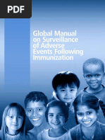 Global Manual On Surveillance of AEFI