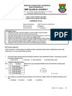 Soal Us Prakarya Kls 9 20212022