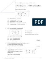 UNIT 10 Logic and Venn Diagrams CSEC Revision Test