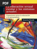 Educacion Sexual Escolar y Los Síntomas Actuales