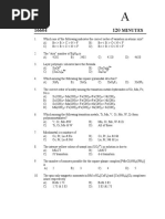 SET Chemistry 2016