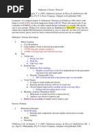 Parkinsons Disease Protocol