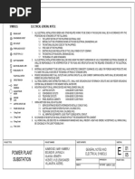 Power Plant Substation 05 01: Electrical General Notes: Symbols