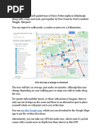 Harry Potter Tour Edinburgh PDF