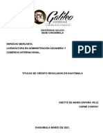 Titulos de Credito Regulados en Guatemala