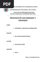 Trabajo de Investigacion - Materiales y Procesos de Fabricacion