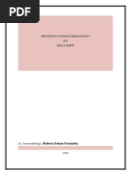 Proyecto Fonoaudiologico Inclusión - 2021 - Fernández Bárbara