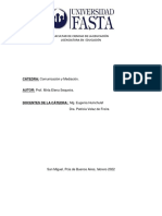 Comunicación y Mediación Trabajo Final.