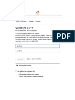 Questions 6 À 10 - Évaluation (Notée) - Contenu Du Cours MOOC-GDP - MOOC GDP