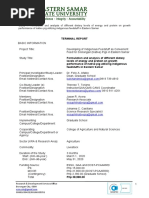 TERMINAL REPORT - Formulation of Feeds - GS - CANS - FAA - TTT - JRA - JCC - FINAL