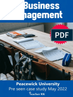 Peacewick University - Task Sheet - Final