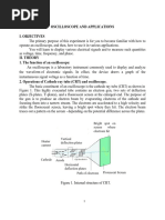 Bright Spot On Screen Where Electrons Hit Vertical Deflection Plates Heater Current