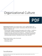 Organizational Culture: Prof. Pavni Kaushiva DWO 2021-22