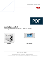 Ventilation Control: For Suprabox Comfort 800 To 5000