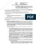 ABSOLVIENDO CONTRADICCION Inexigibilad y Acuerdos de Llenado - ODSD