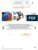La Prise de Terre D'une Installation Électrique, Norme NF C 15-100