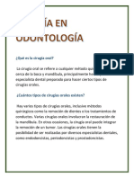 Cirugia en Odontología