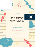 Esfuerzo Y Deformacion: Portada