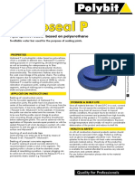 Hydroseal P: Hydrophilic Rubber Based On Polyurethane