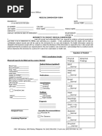 (HSO) Medical Examination Form