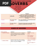 Types of Adverbs