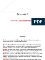 Mod 2 Assortment & Planning