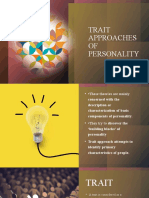 Trait Approaches OF Personality