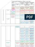 Matriz de Desempeño 1 Grado Vi Ciclo Relacionado A Computación