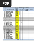 Nómina de 5° Grado