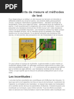 Instruments de Mesure Et Méthodes de Test: Les Incertitudes