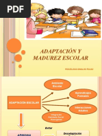 Adaptacion y Madurez Escolar. Diapositivas Clase.