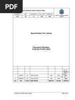 5158 00 PI SPC 0005 - 1 Specification For Valves